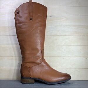 Sam Edelman Penny 2 Riding Boots Women's Size 10 Shoes M Brown Leather